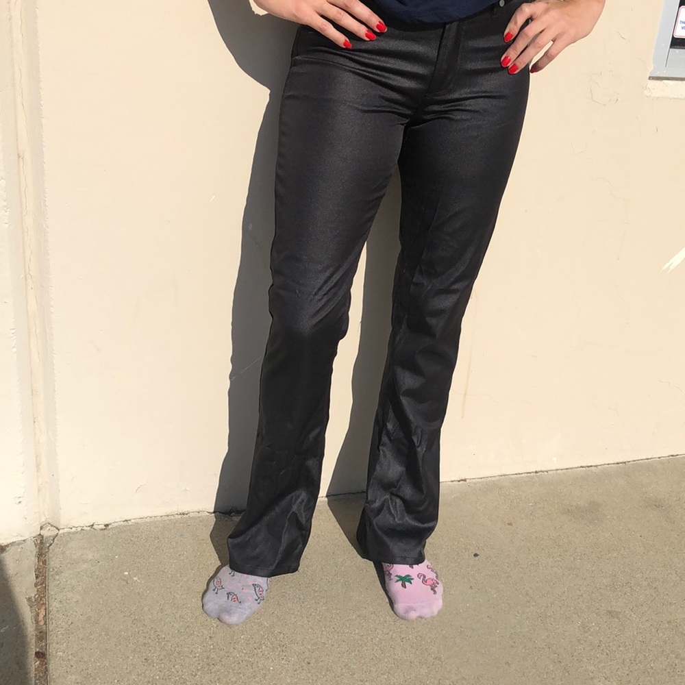 Vegan leather looking pants
